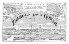 Tamaqua Iron Works, Carter, Allen, Shoener, Schuylkill County 1875